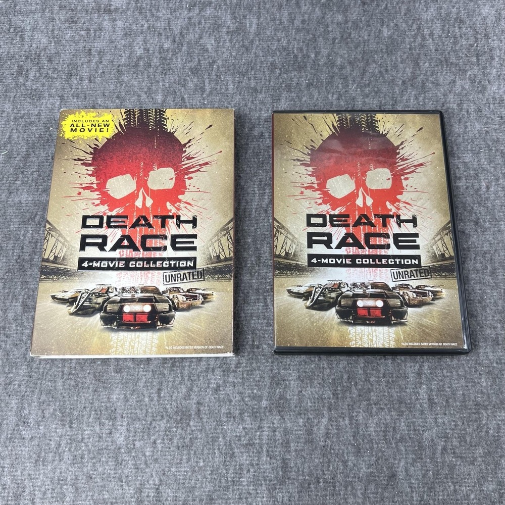Death Race 4-Movie Collection DVD Set Unrated Widescreen Universal Action Movie